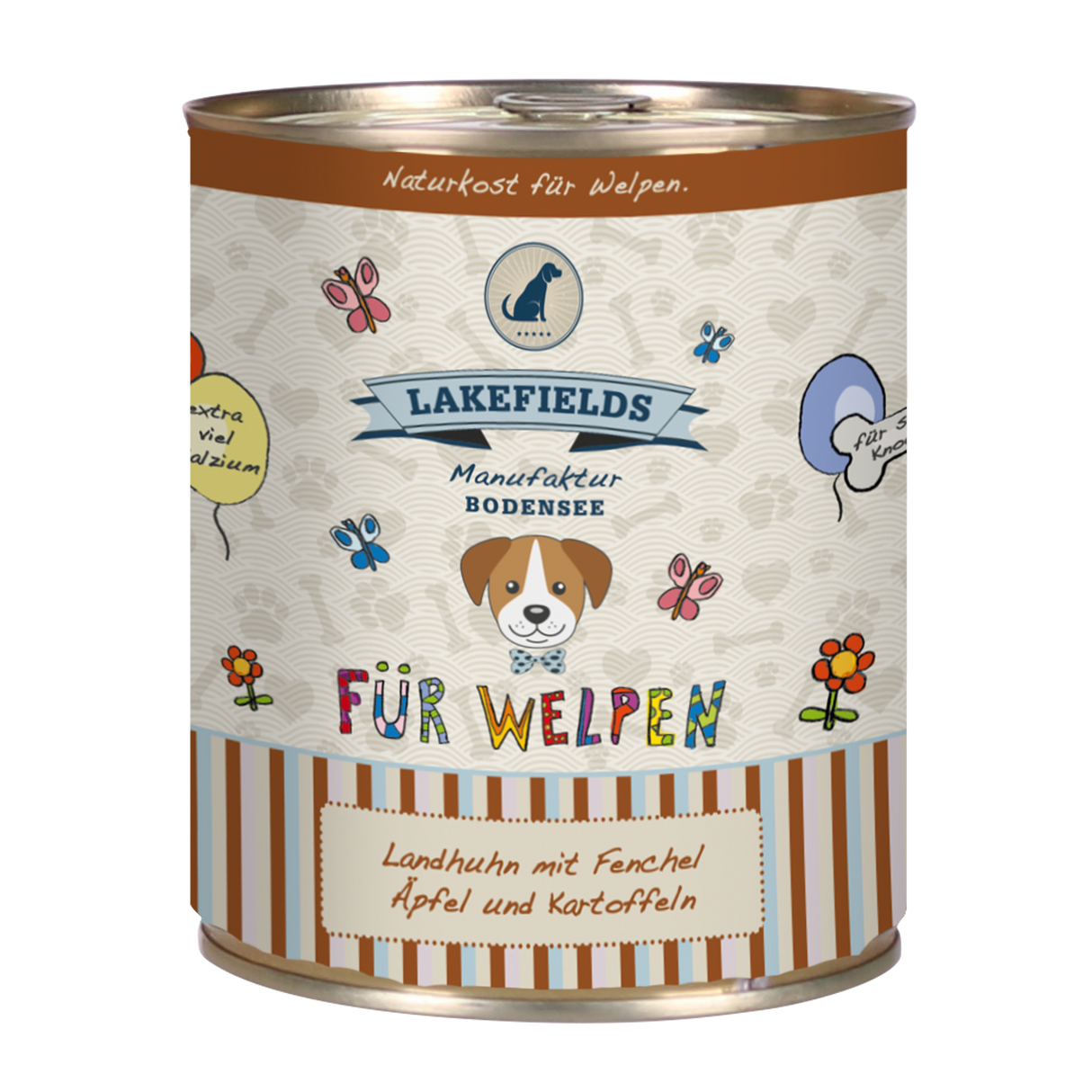 Lakefields Nassfutter Dosenfleisch-Menü Huhn für Welpen aller Rassen