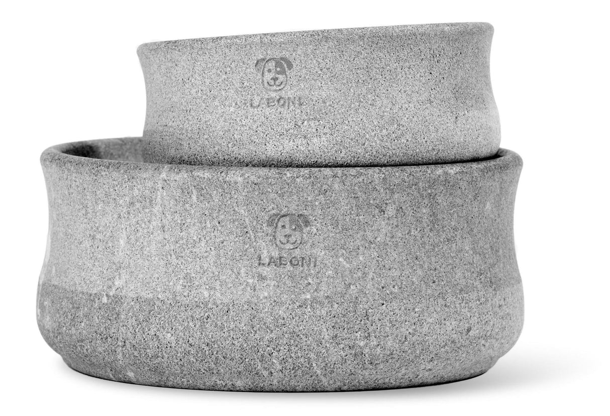 Laboni Napf ROCKY Hundenapf Futternapf für Hund & Katze aus Naturstein