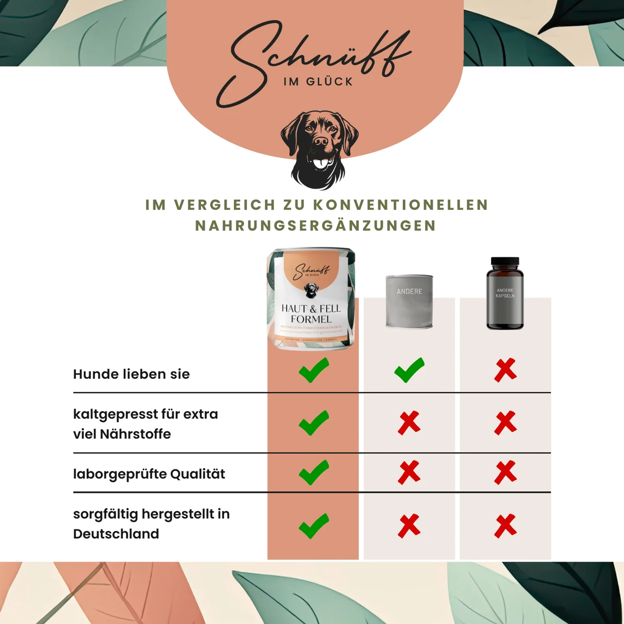 Haut & Fell-Formel Premium-Leckerlis für Haut und Fell