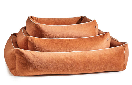 Laboni CLASSIC Hundebett BUFFALO in stylischem Vintage-Leder-Look