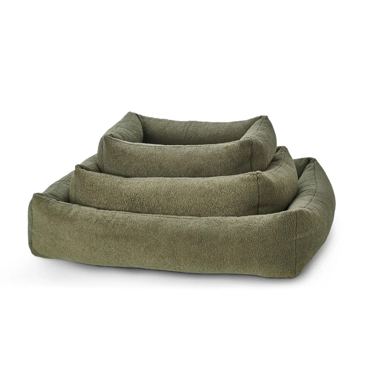 Laboni ORTHO Hundebett TEDDY in stylischem "Teddyfell" Bouclé-Look