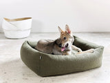 Laboni ORTHO Hundebett TEDDY in stylischem "Teddyfell" Bouclé-Look