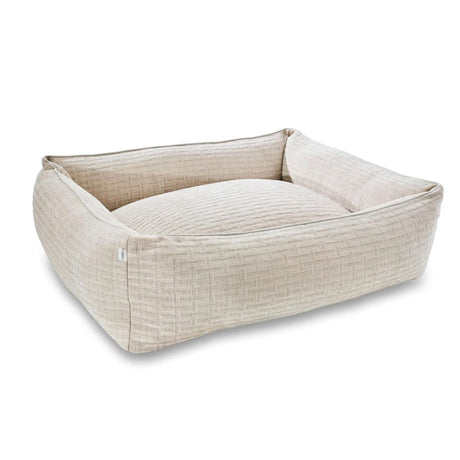 Laboni ORTHO Hundebett NOVA Weicher Rippenstoff im Retro-Velours-Look