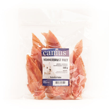 Canius Leckerli Hundesnacks Hühnerbrust Filet 500g