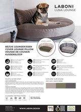 Laboni LUNA LOUNGE SET Hundebett OXFORD stilvoller Schlaf- & Ruheplatz