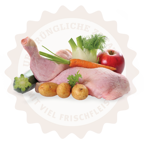 Trockenfutter Lakefields Trockenfleisch-Menü Huhn für ausgewachsene, kleine Hunde