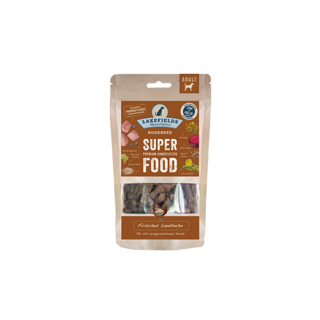 Trockenfutter getreidefrei Lakefields SUPERFOOD Premium LANDHUHN für ausgewachsene Hunde