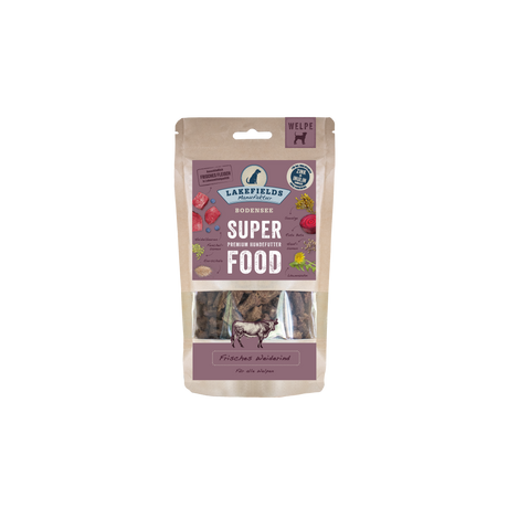 Trockenfutter getreidefrei Lakefields SUPERFOOD Premium WEIDERIND für Welpen