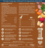 Trockenfutter Lakefields getreidefrei SUPERFOOD Premium LANDHUHN für kleine Hunde