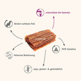Carnello Hundekaugummi XL 90g Hundeleckerli Gelatine Hühnerleber Snack